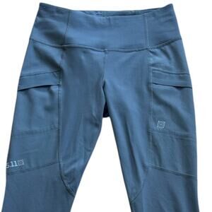 RARE 5.11 Tactical Womens Ashima Pocket Tight 64457 Slate Blue 7/8 Length MEDIUM